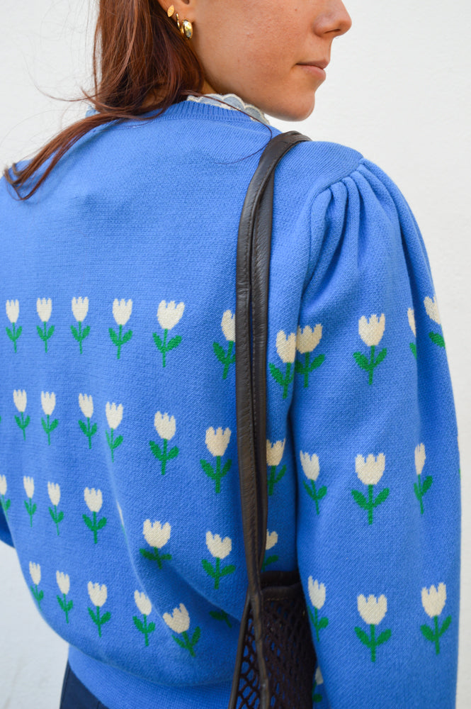 Emile et Ida Blair Lagoon Cardigan