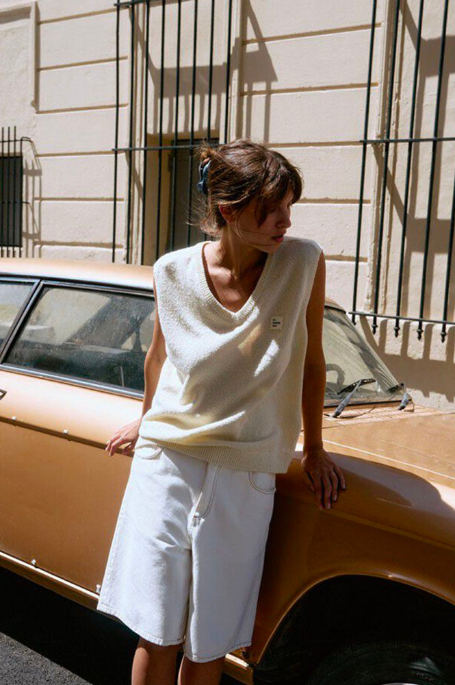 American Vintage Dylbay Melange Pearl Sweater