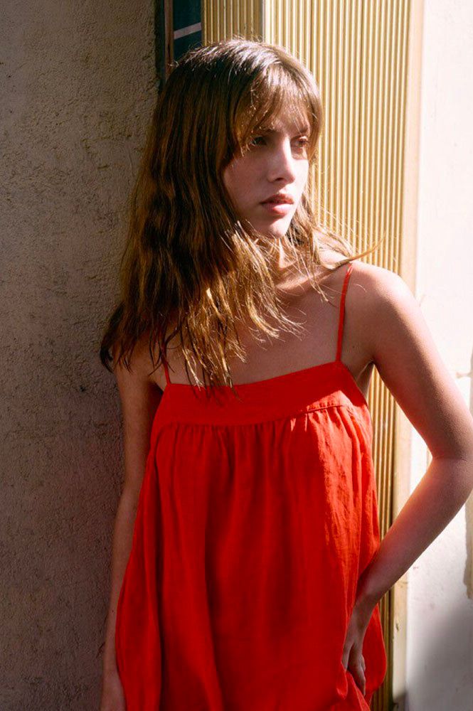 American Vintage Ivybo Strawberry Midi Dress