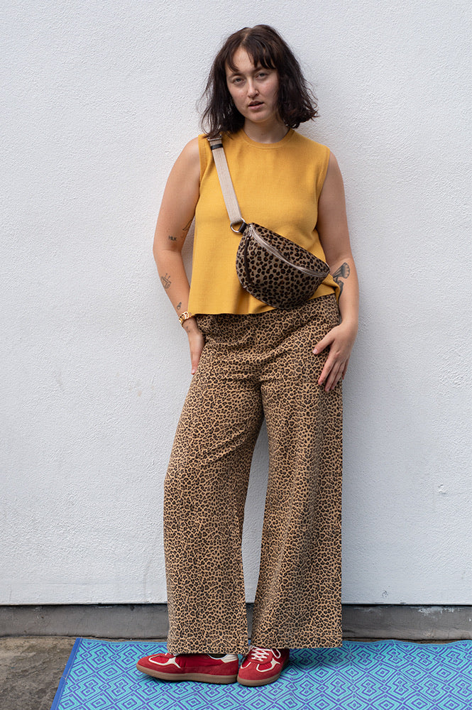 FRNCH Cherin Leopard Trousers