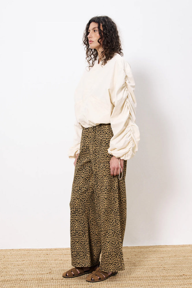 FRNCH Cherin Leopard Trousers