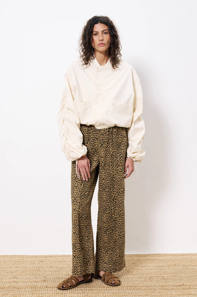 FRNCH Cherin Leopard Trousers
