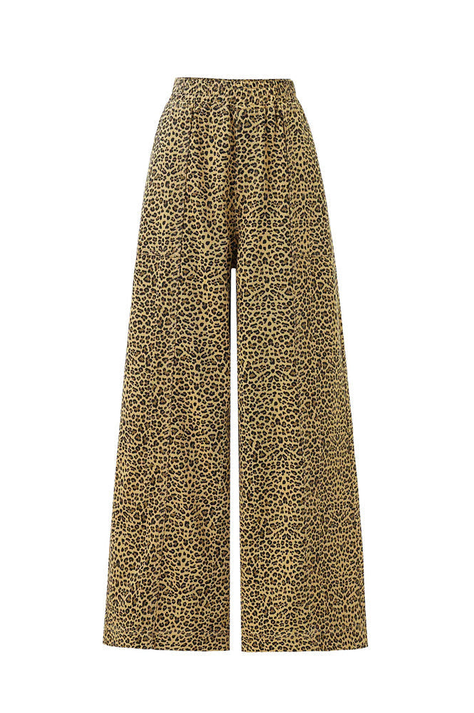 FRNCH Cherin Leopard Trousers