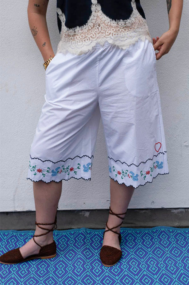 Stella Nova Out Of Office Embroidered Shorts
