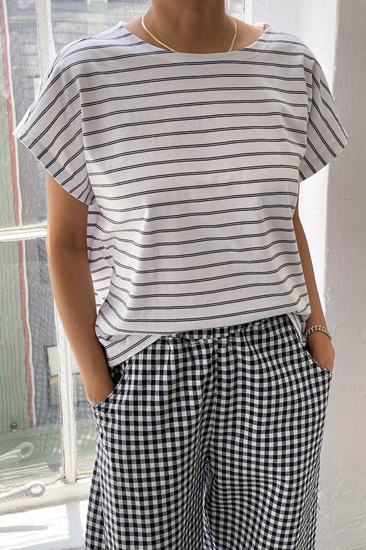 Le Bon Shoppe Cherie White Stripe Tee