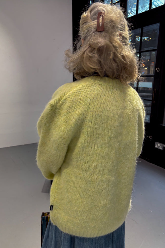 Dr Denim Tom Brushed Light Yellow Cardigan