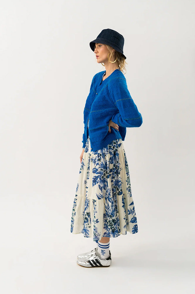 Lolly's Laundry Jork Neon Blue Cardigan