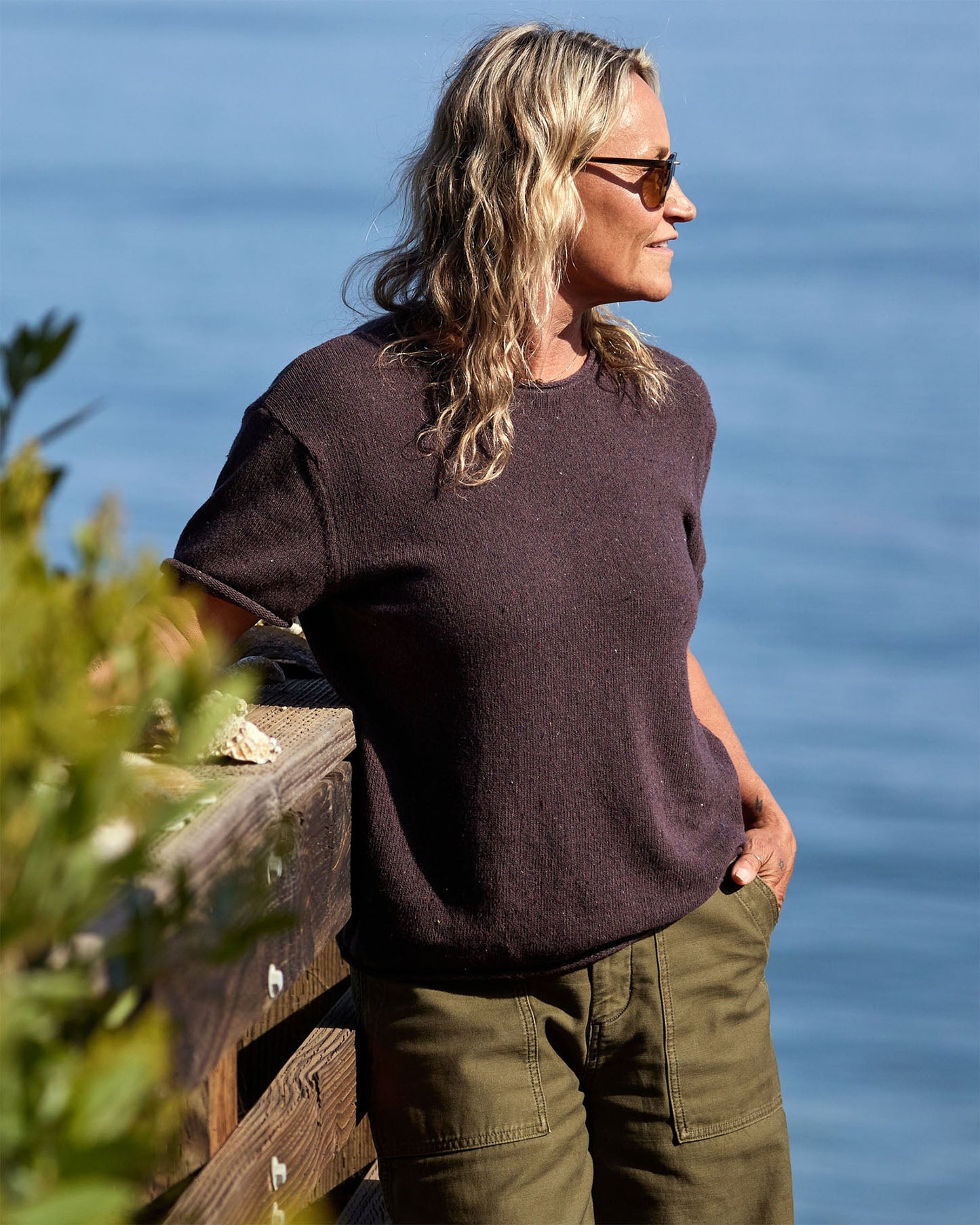 Crescent Knit Top