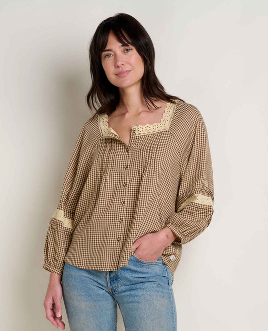 Manzana Peasant Long Sleeve Shirt