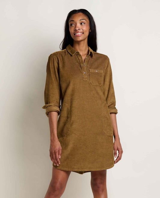 Cascadia Popover Cord Dress