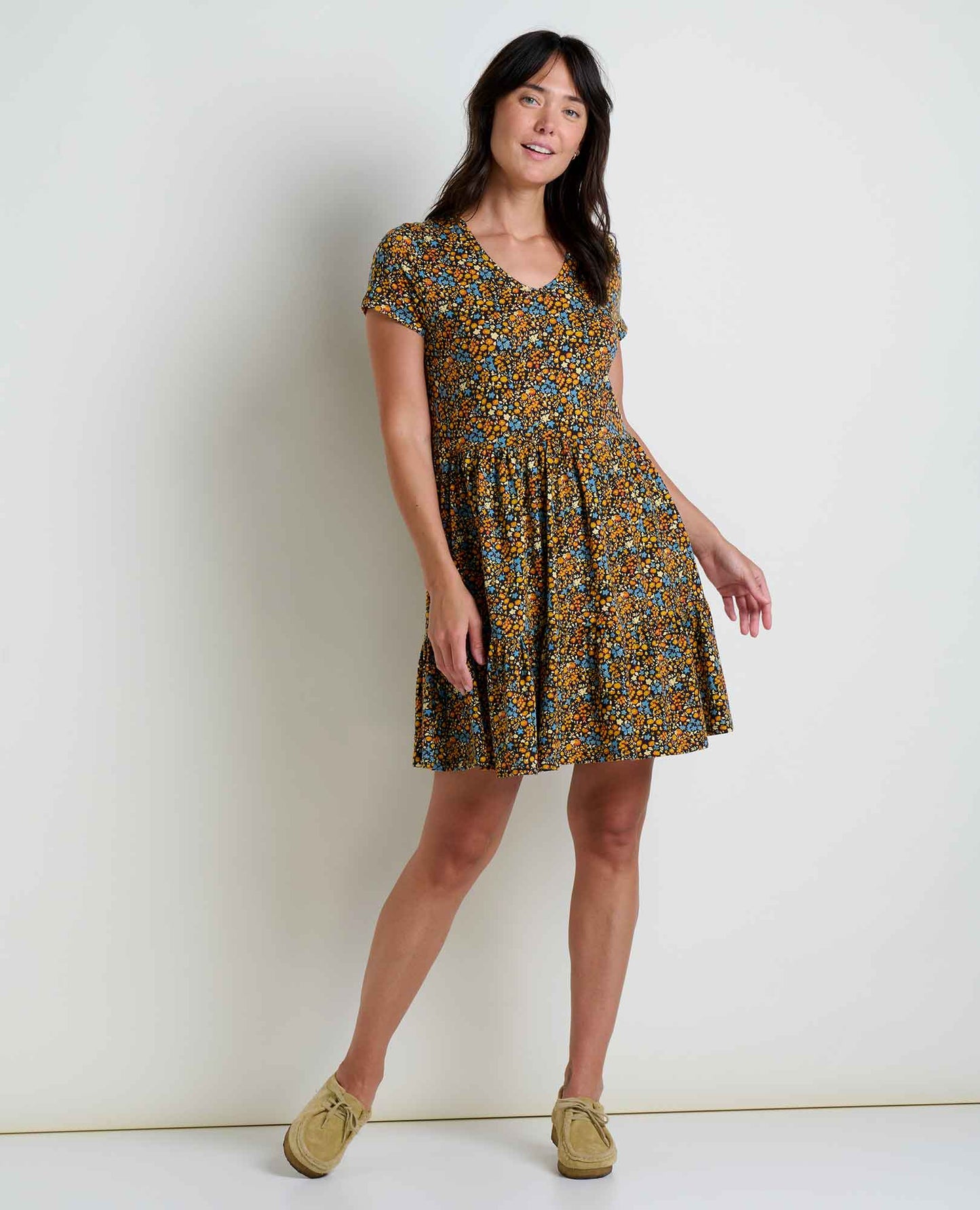 Marley Tiered Short Sleeve Dress