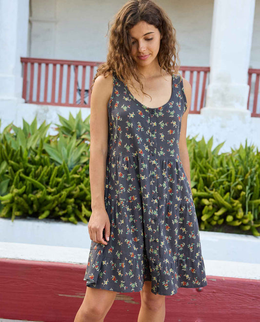 Manzana Tiered Sleeveless Dress
