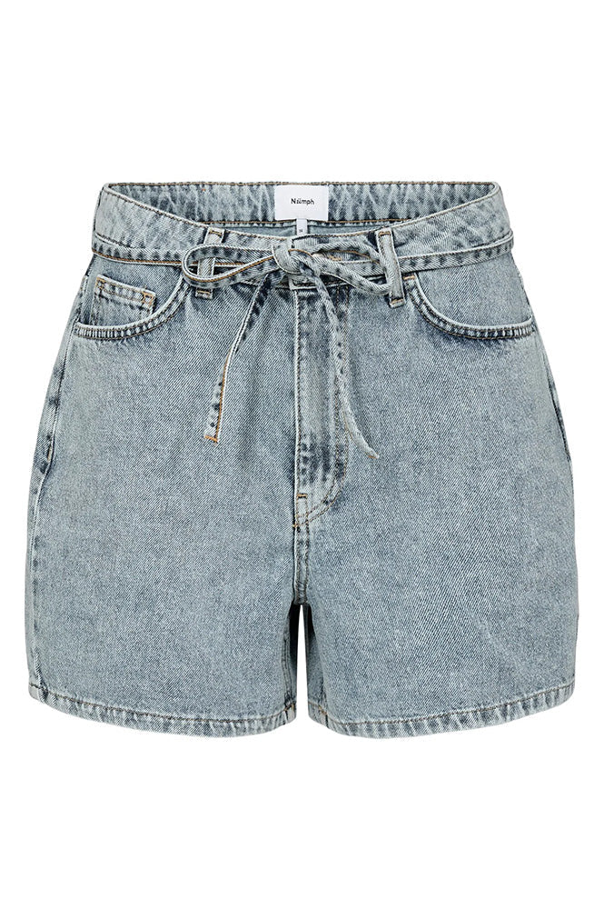 Numph Brooklyn Light Blue Bleach Shorts