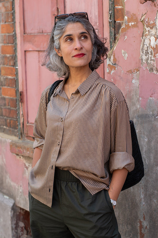 Sacrecoeur Ali Dandy Stripe Shirt