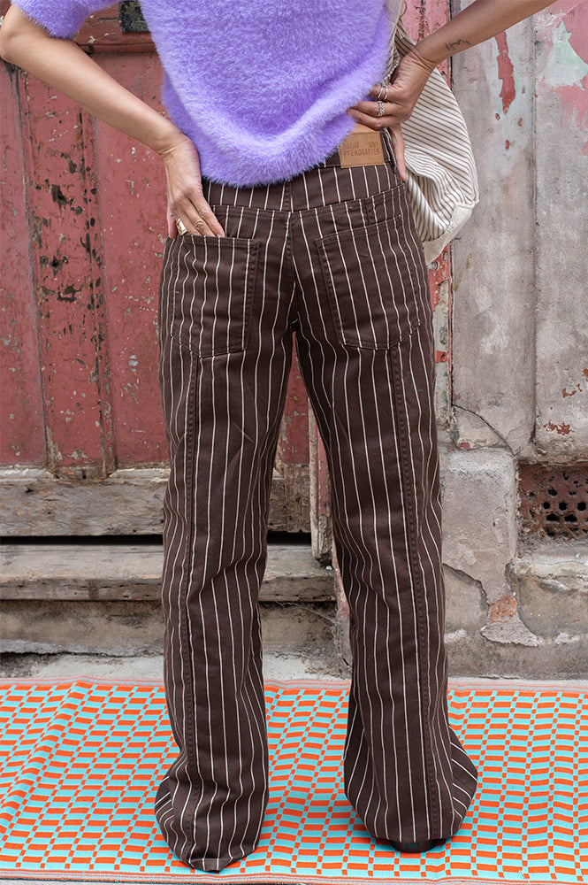 Baum Und Pferdgarten Nolia Creme Brown Stripe Jeans