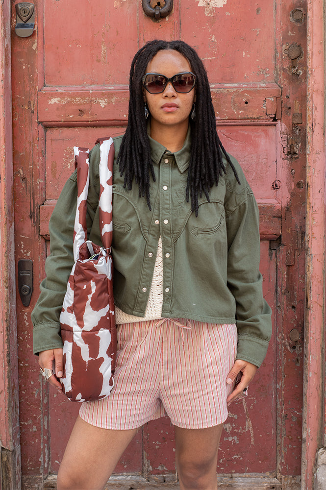 Bellerose Polaris Dusty Olive Denim Shirt
