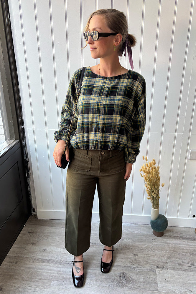 Bellerose Walma Check A Plaid Top