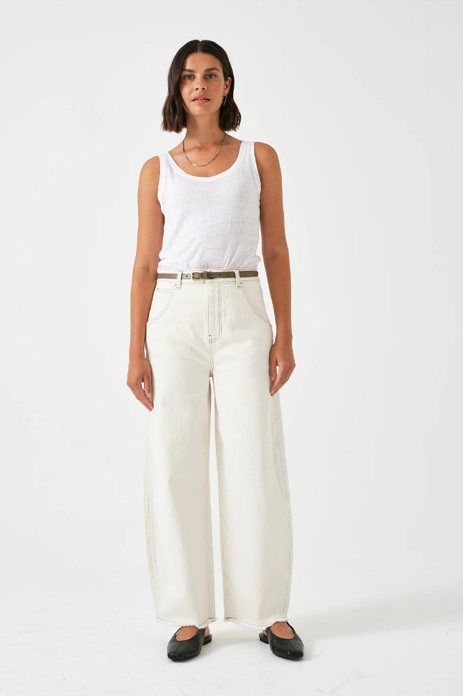 Seventy + Mochi Bo Ecru Jeans