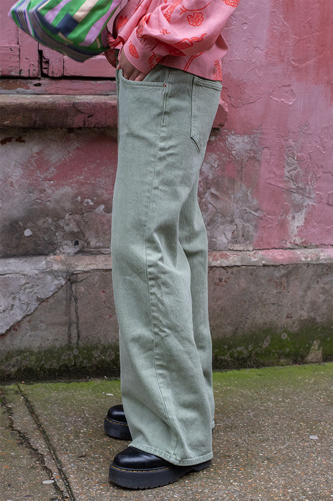Seventy + Mochi Gracie Vintage Moss Jeans