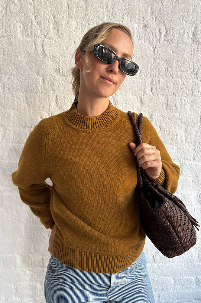 Sessùn Dalan Bronze Hammer Sleeve Jumper