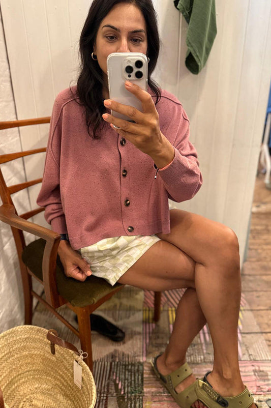 Vanessa Bruno Douve Old Pink Cardigan