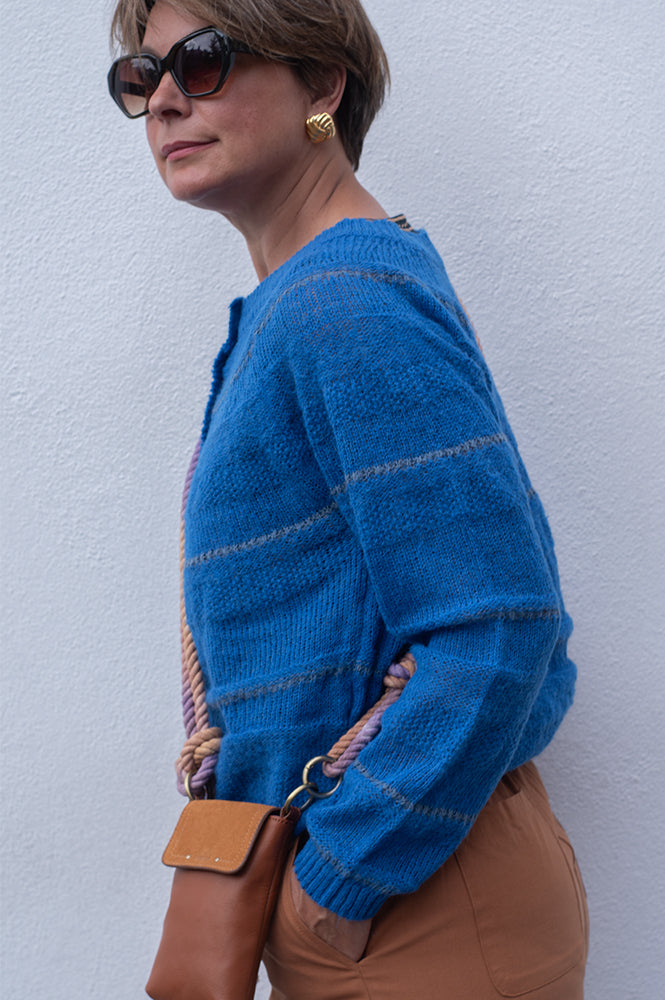 Lolly's Laundry Jork Neon Blue Cardigan