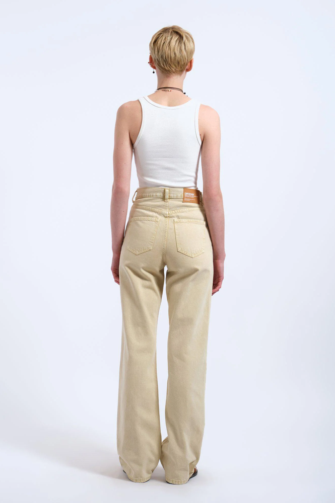 Dr Denim Echo Buff Yellow Jeans