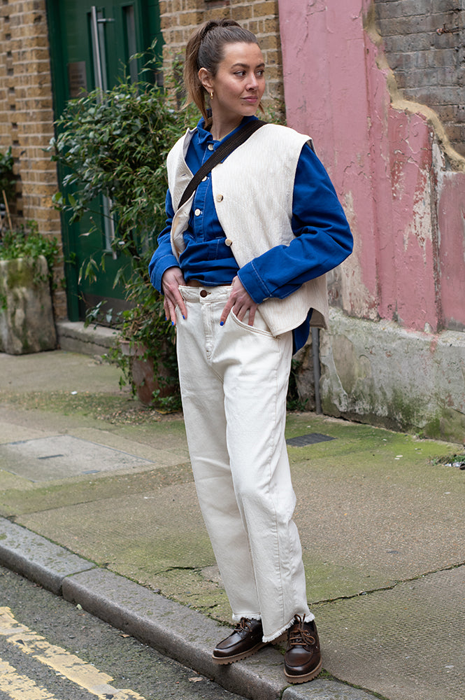 Seventy + Mochi Bo Ecru Jeans