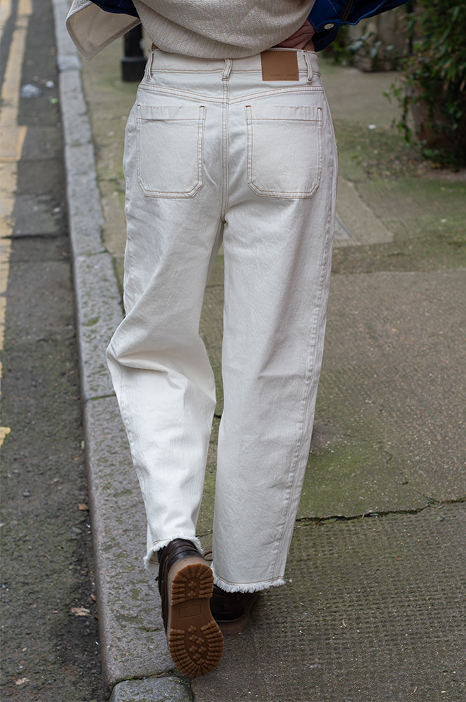 Seventy + Mochi Bo Ecru Jeans