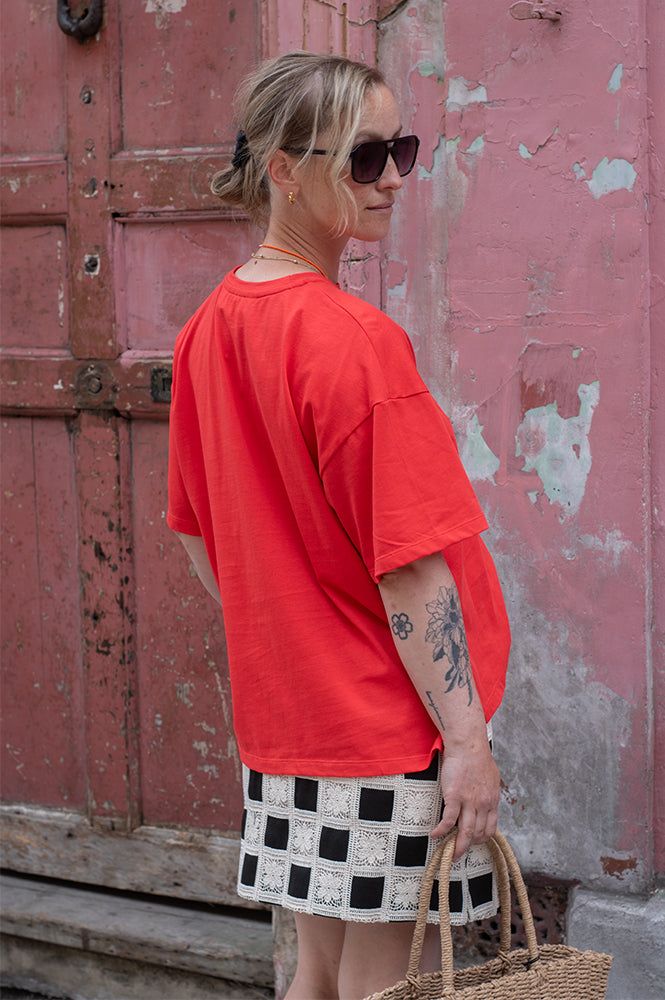 Fika Sara Red T-Shirt