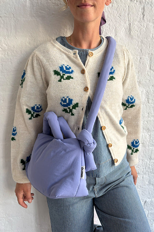 Emile Et Ida Calizia Floral Ecru Cardigan