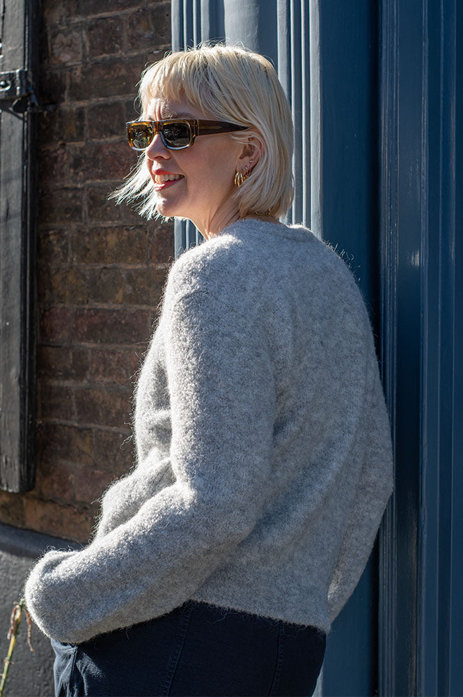 Des Petits Hauts Cristie Grey Cardigan