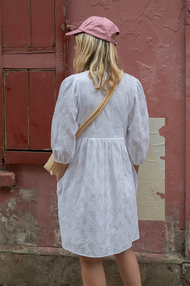 Numph Hensley Bright White Dress