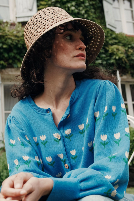 Emile et Ida Blair Lagoon Cardigan