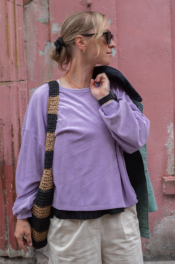 FRNCH Pasqualine Lilac Sweatshirt