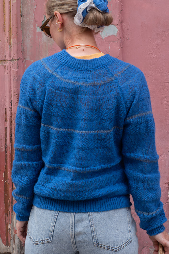 Lolly's Laundry Jork Neon Blue Cardigan