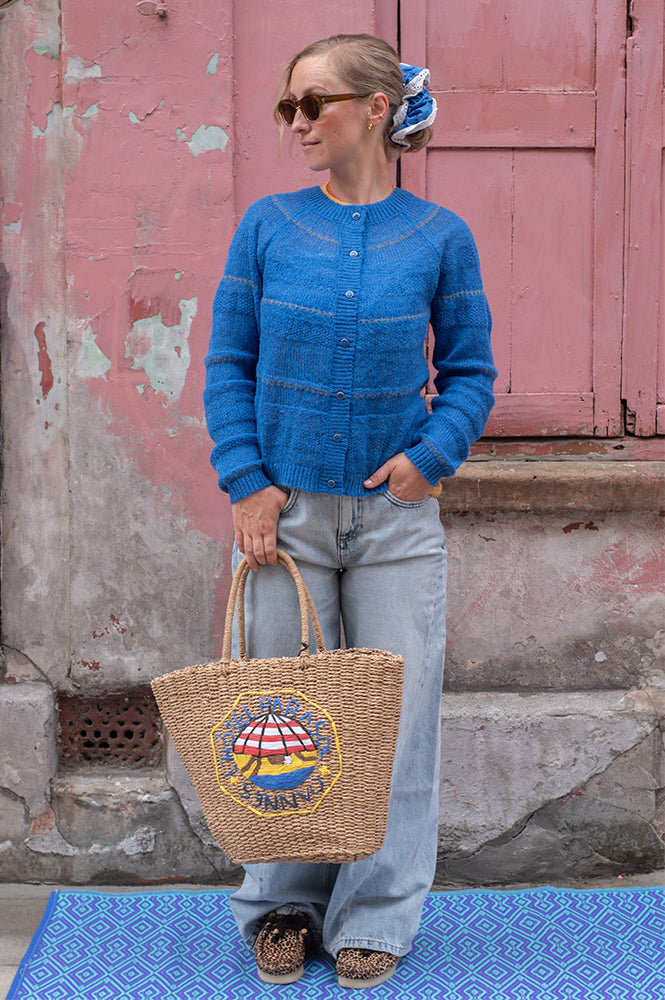 Lolly's Laundry Jork Neon Blue Cardigan