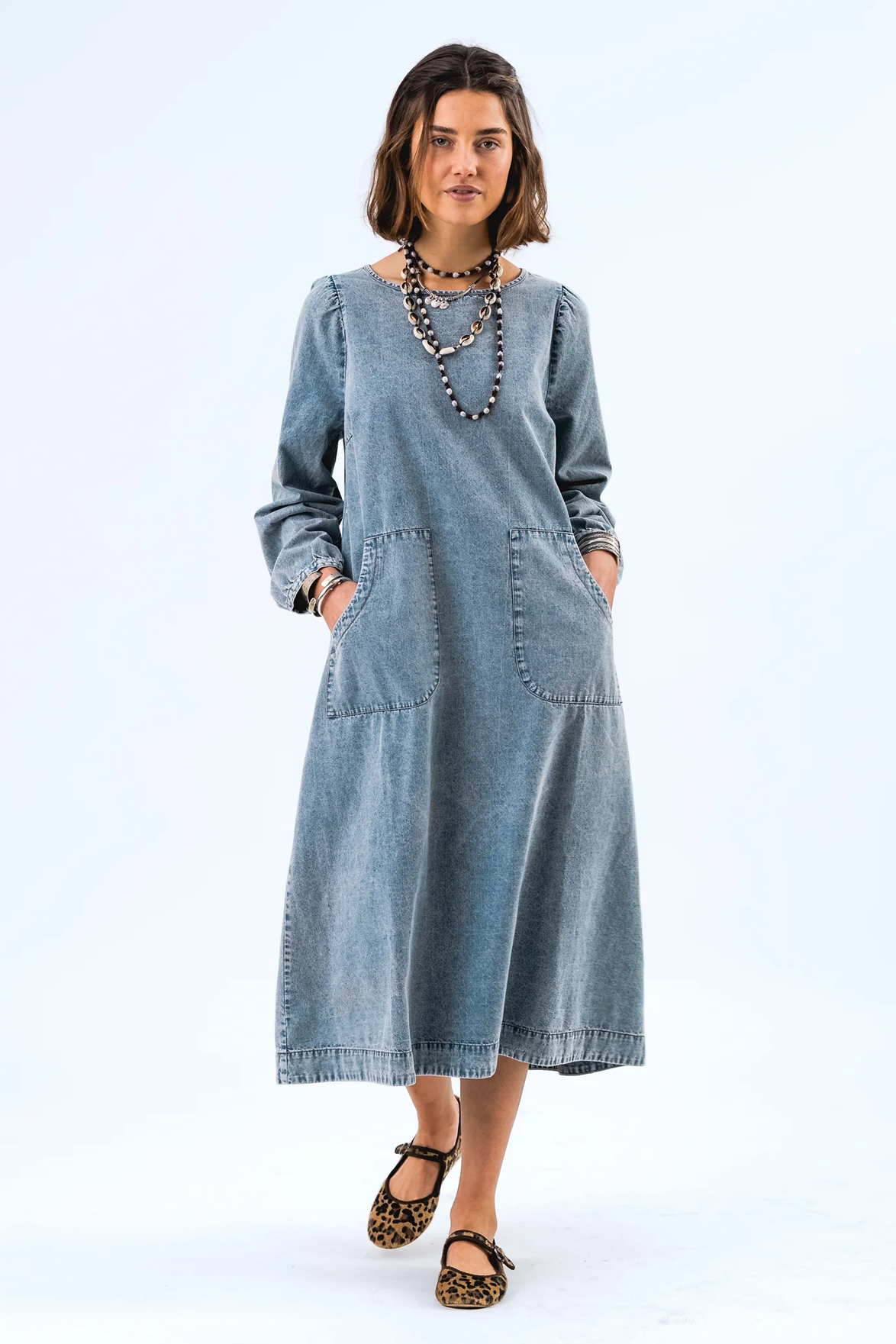 Lolly's Laundry Lucas Washed Denim Dress