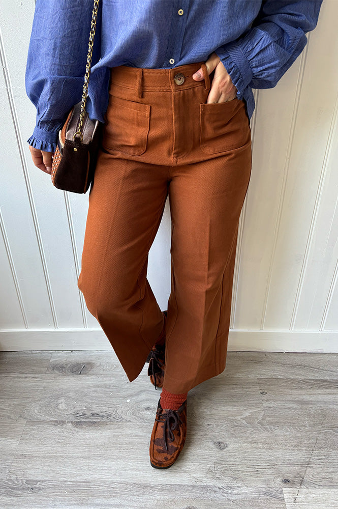 Grace & Mila Sole Camel Trousers