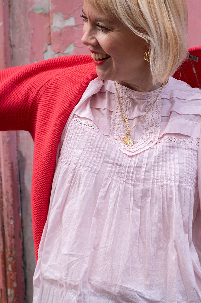 Project AJ117 Galore Baby Pink Blouse