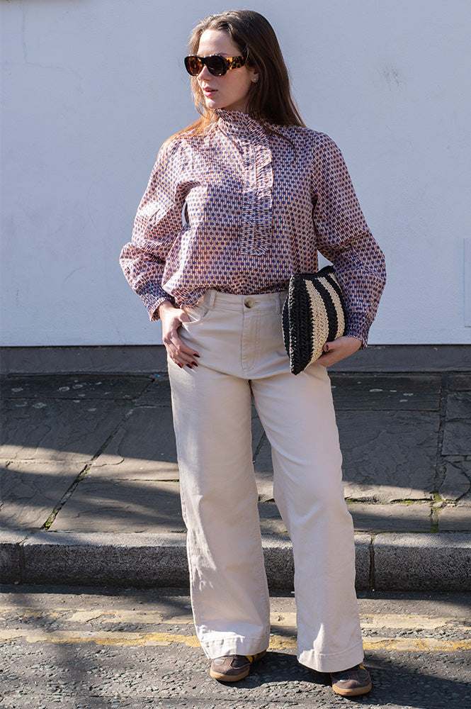 Numph Lulu Grey Morning Pants