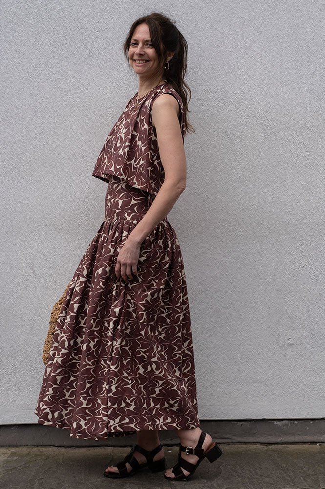 Vanessa Bruno Elysee Brown Skirt