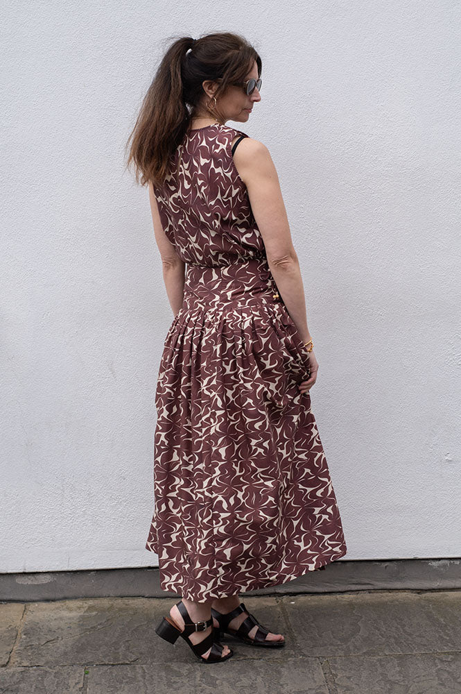 Vanessa Bruno Elysee Brown Skirt