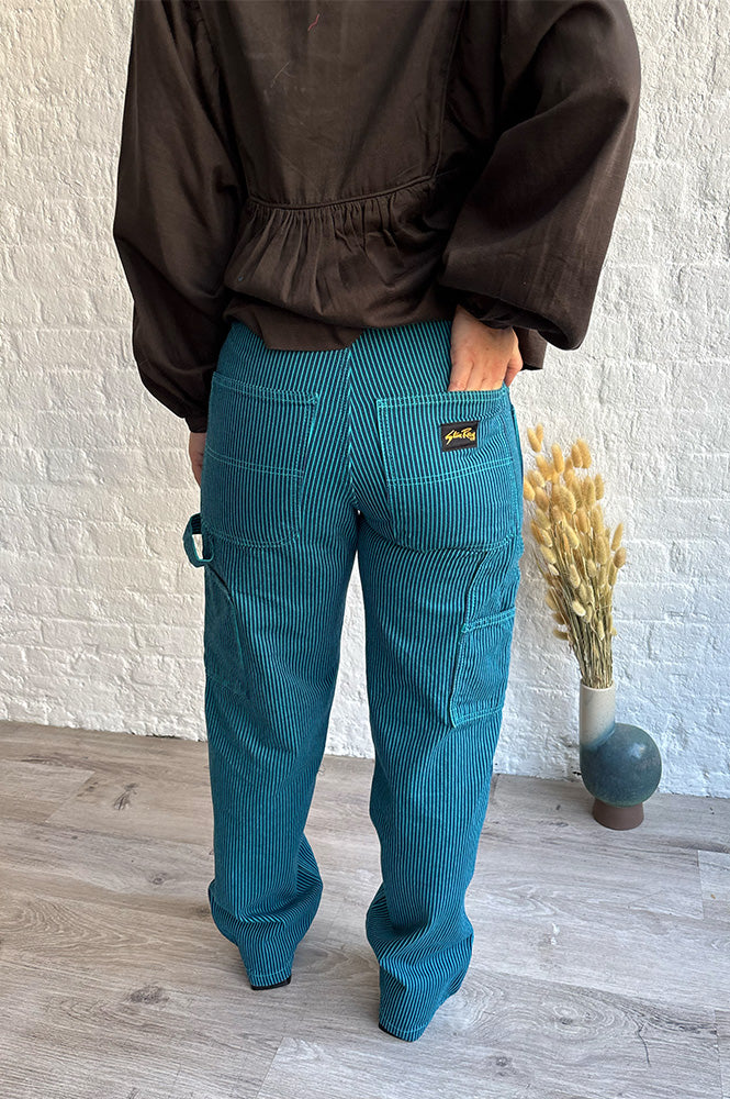 Stan Ray Blue & Teal Hickory Big Job Painter Trousers