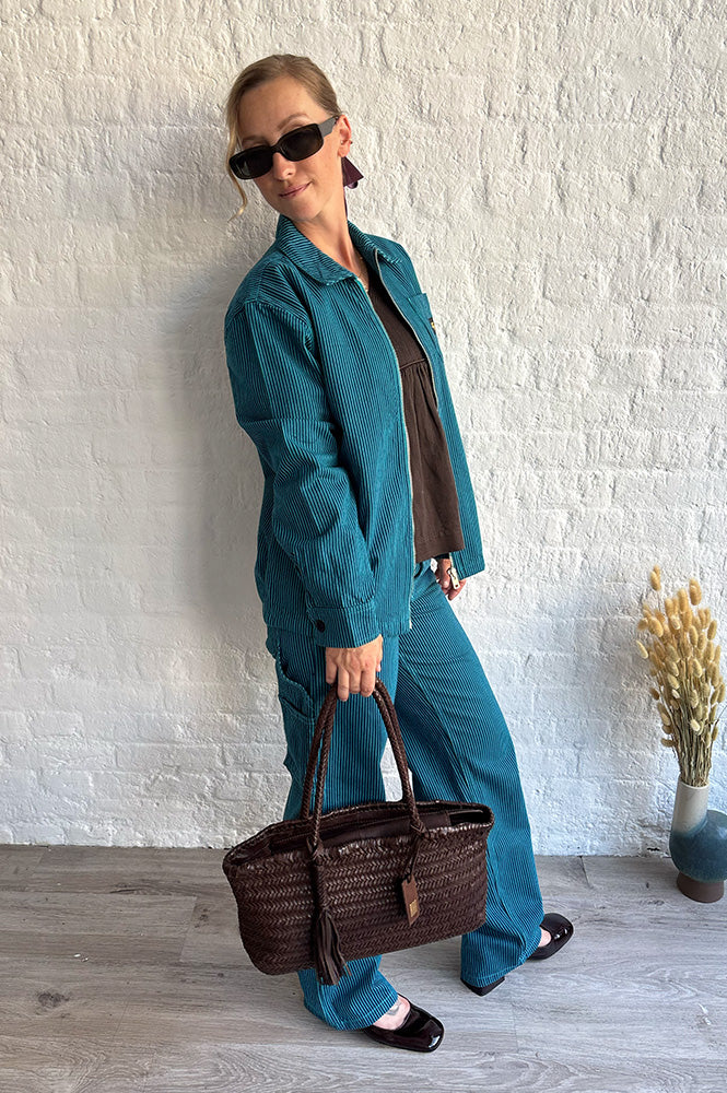 Stan Ray Blue & Teal Hickory Big Job Painter Trousers
