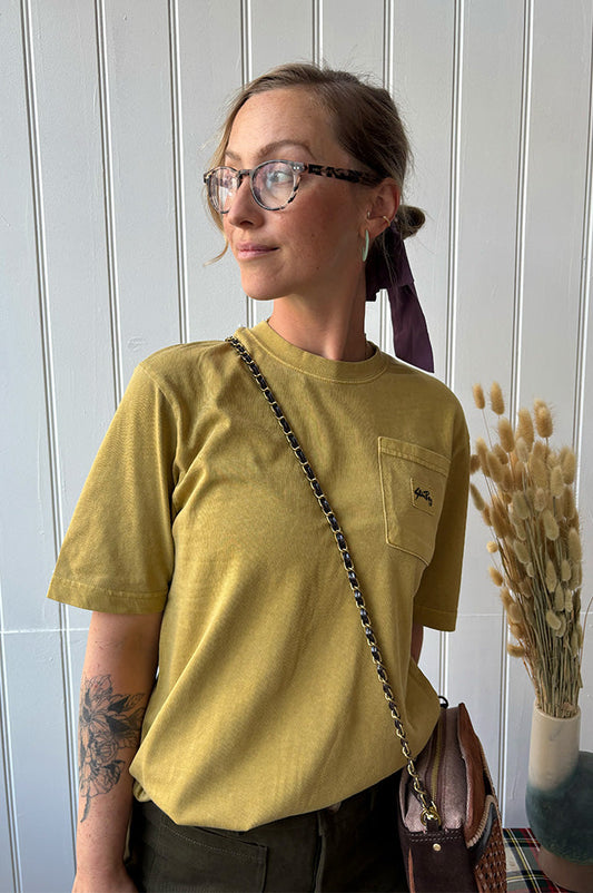 Stan Ray Washed Olive Patch Pocket Top