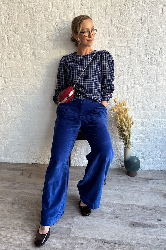Emile et Ida Caroub Royal Blue Trousers