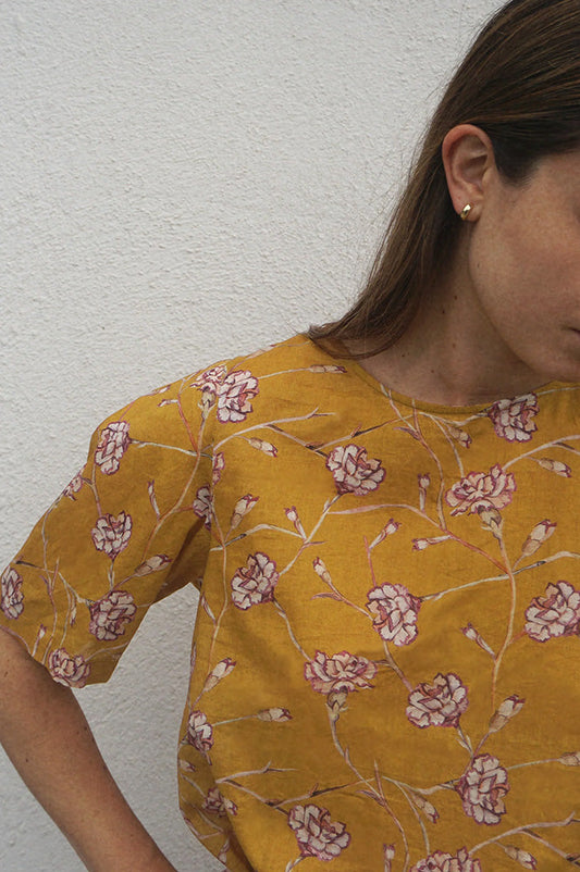 Indi & Cold Azarfran Floral Blouse